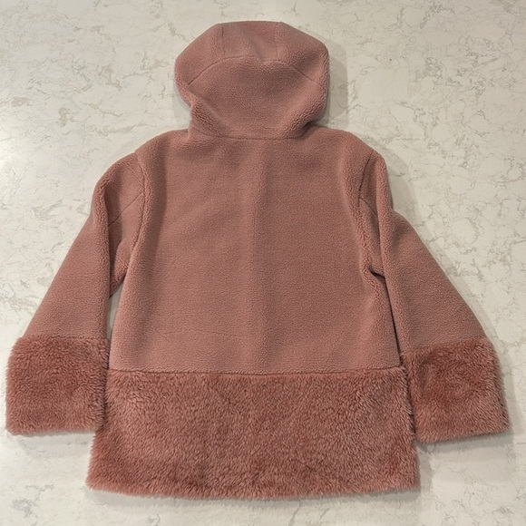 Koolaburra by UGG Women's Hooded Fuzzy Jacket Ice Rose Small - Picture 3 of 16